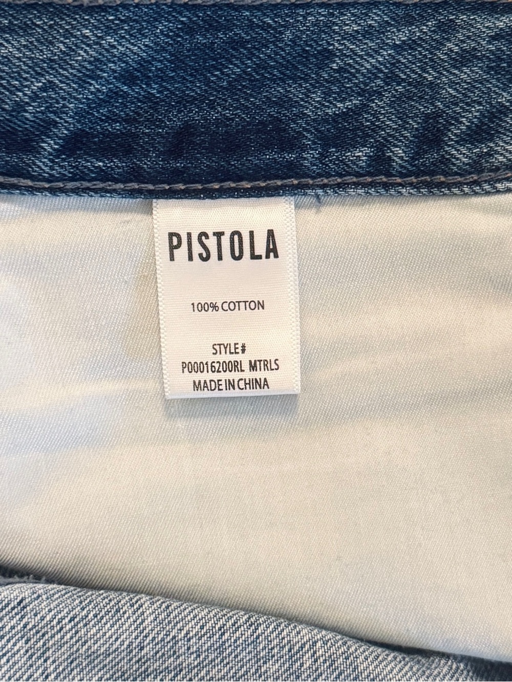 Pistola Lexi Mid Rise Bowed Straight Barrel Jeans 30 Metropolis - Picture 7 of 7